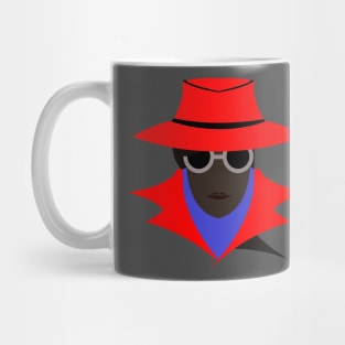 Lady Red (afro): A Cybersecurity Design Mug